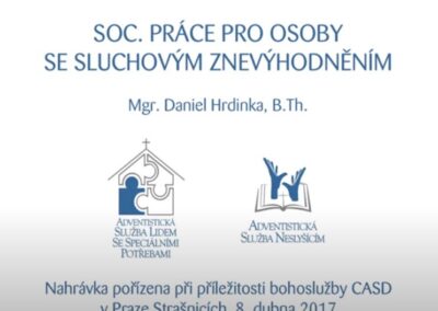 Adventistická služba lidem se speciálními potřebami 5. dílů